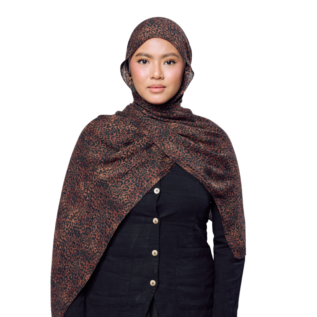 Leopard Modal Hijab