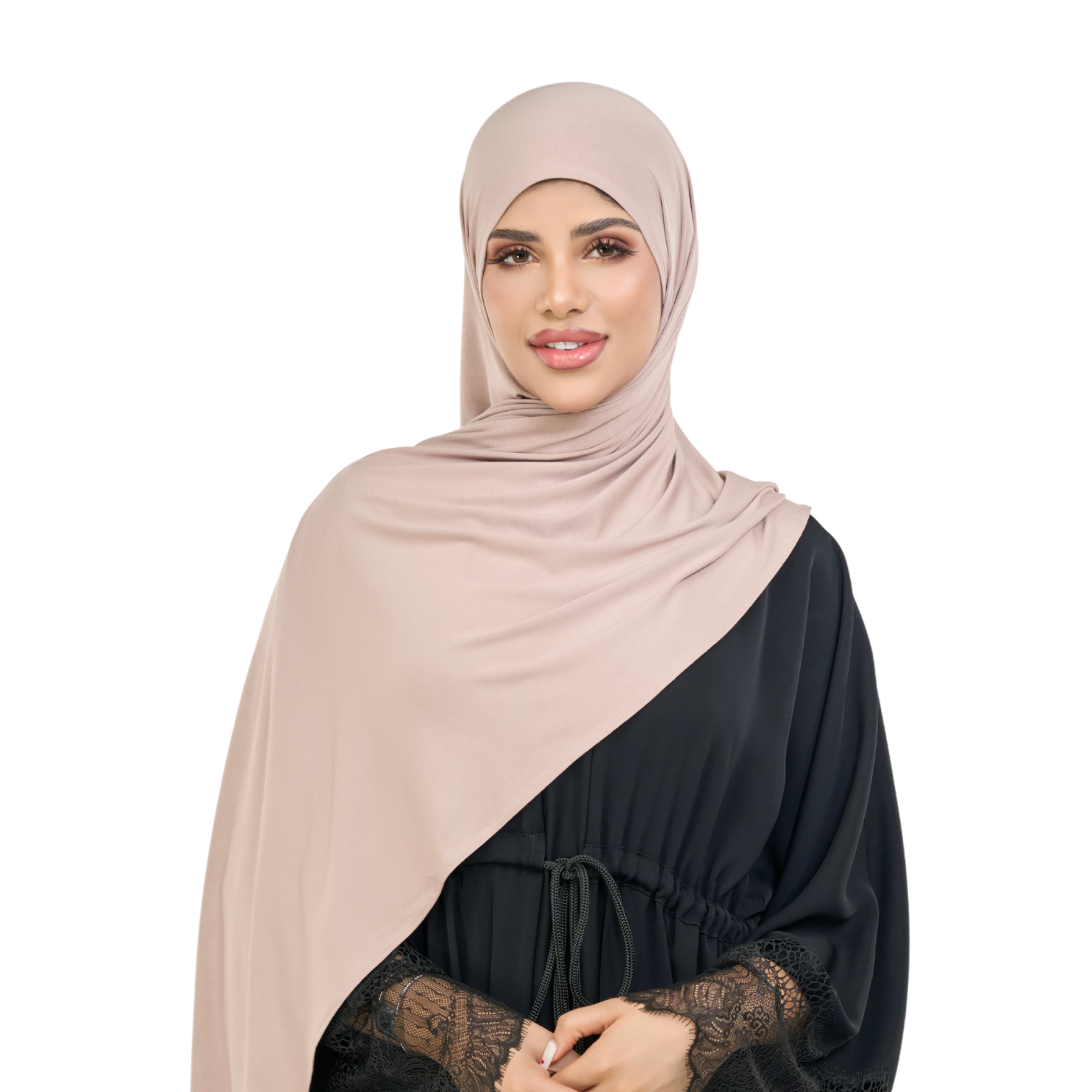Hazelnut Instant Magnetic LYCRA® Jersey Hijab