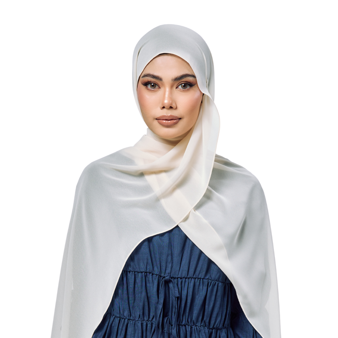 Milk Chiffon Hijab