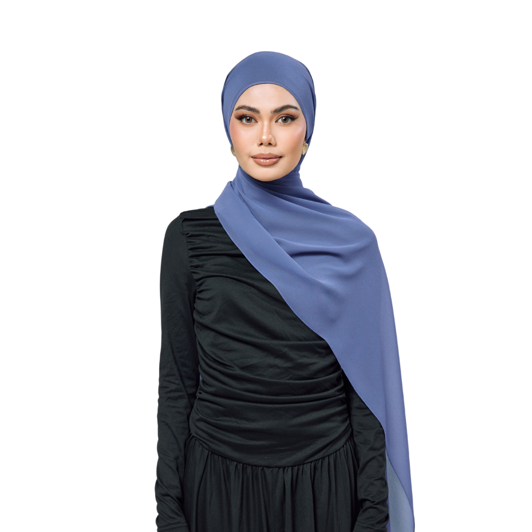 Slate Chiffon Hijab