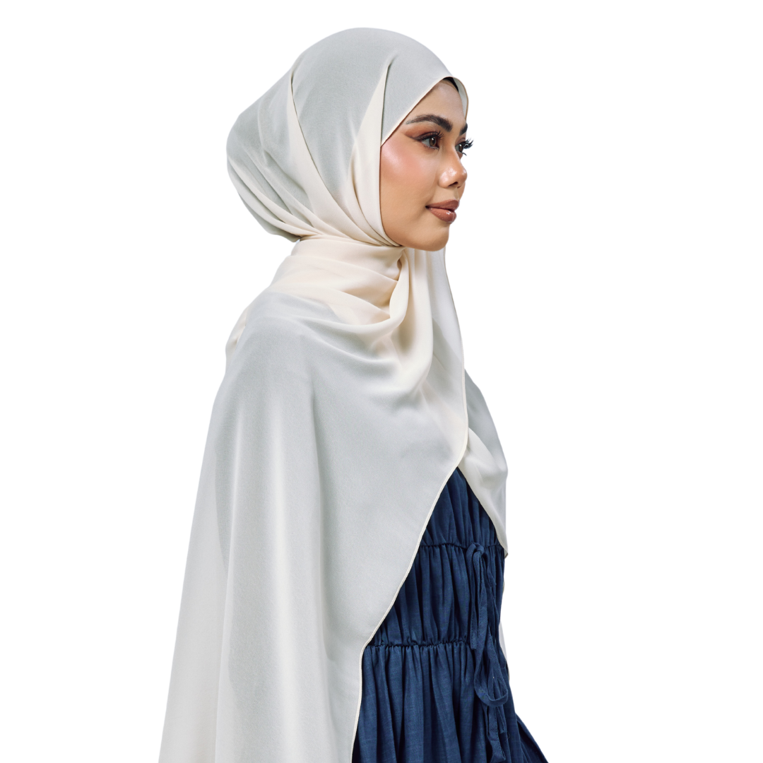 Milk Chiffon Hijab