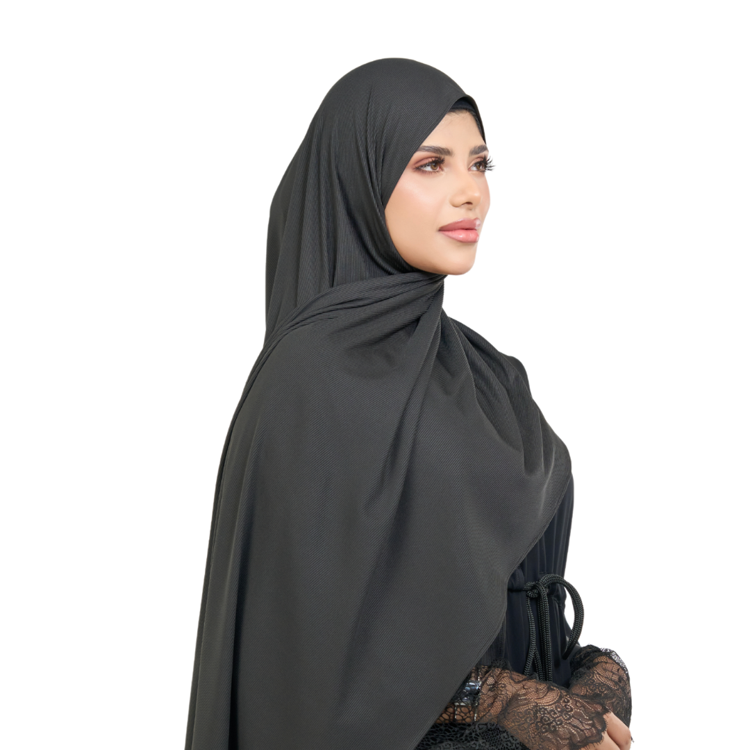 Eclipse Instant Magnetic Ribbed Jersey Hijab