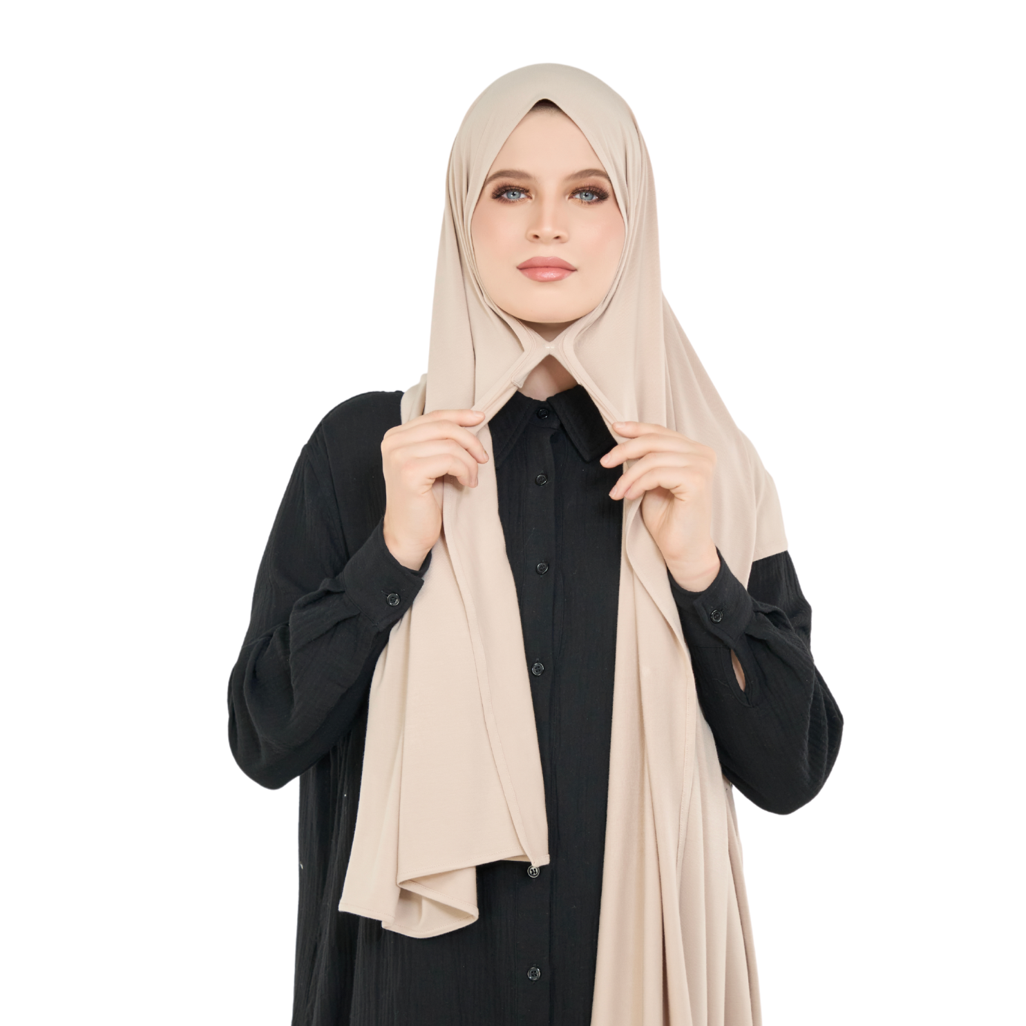 Cashmere Instant Magnetic LYCRA® Jersey Hijab