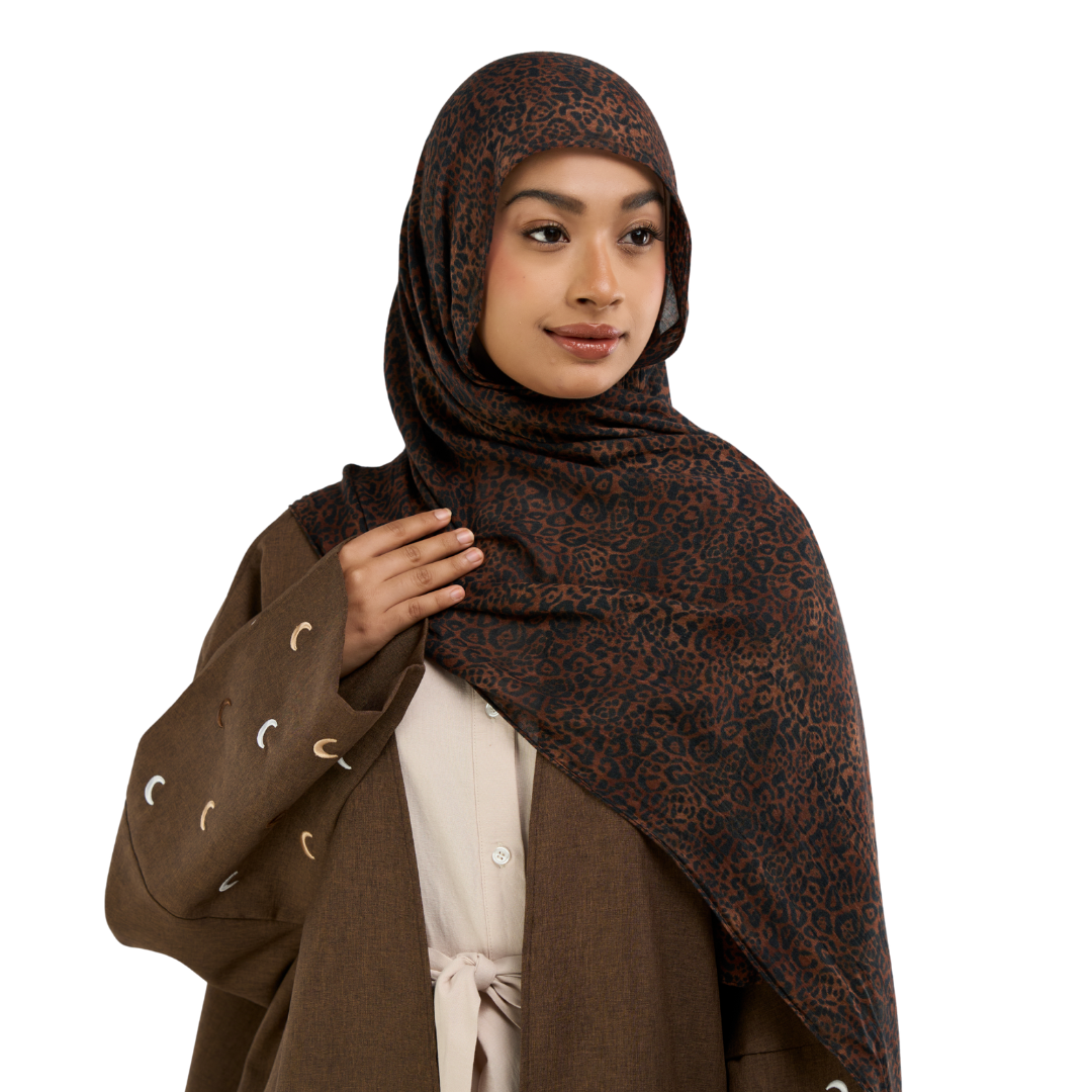 Leopard Modal Hijab