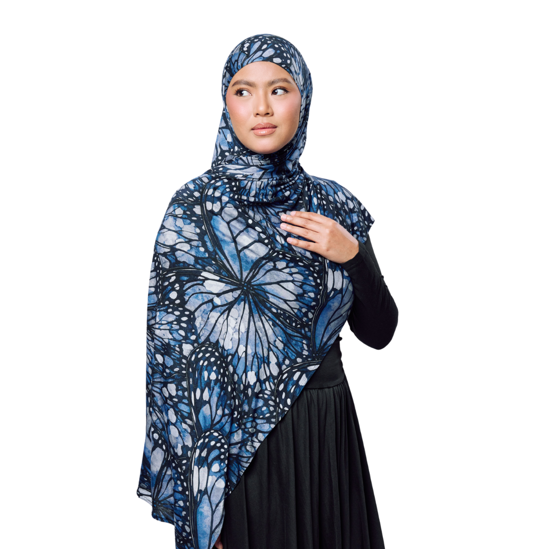 Morpho Jersey Hijab