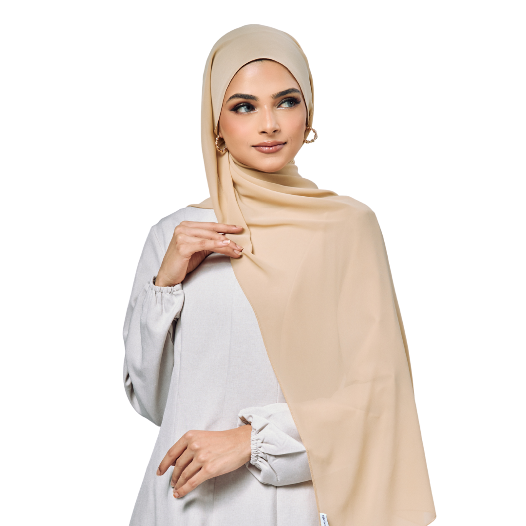 Macadamia Chiffon Hijab