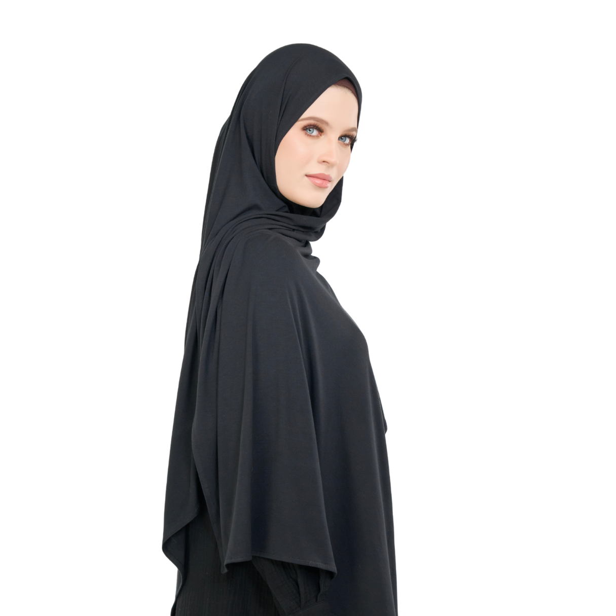 Midnight Onyx Instant Magnetic LYCRA® Jersey Hijab
