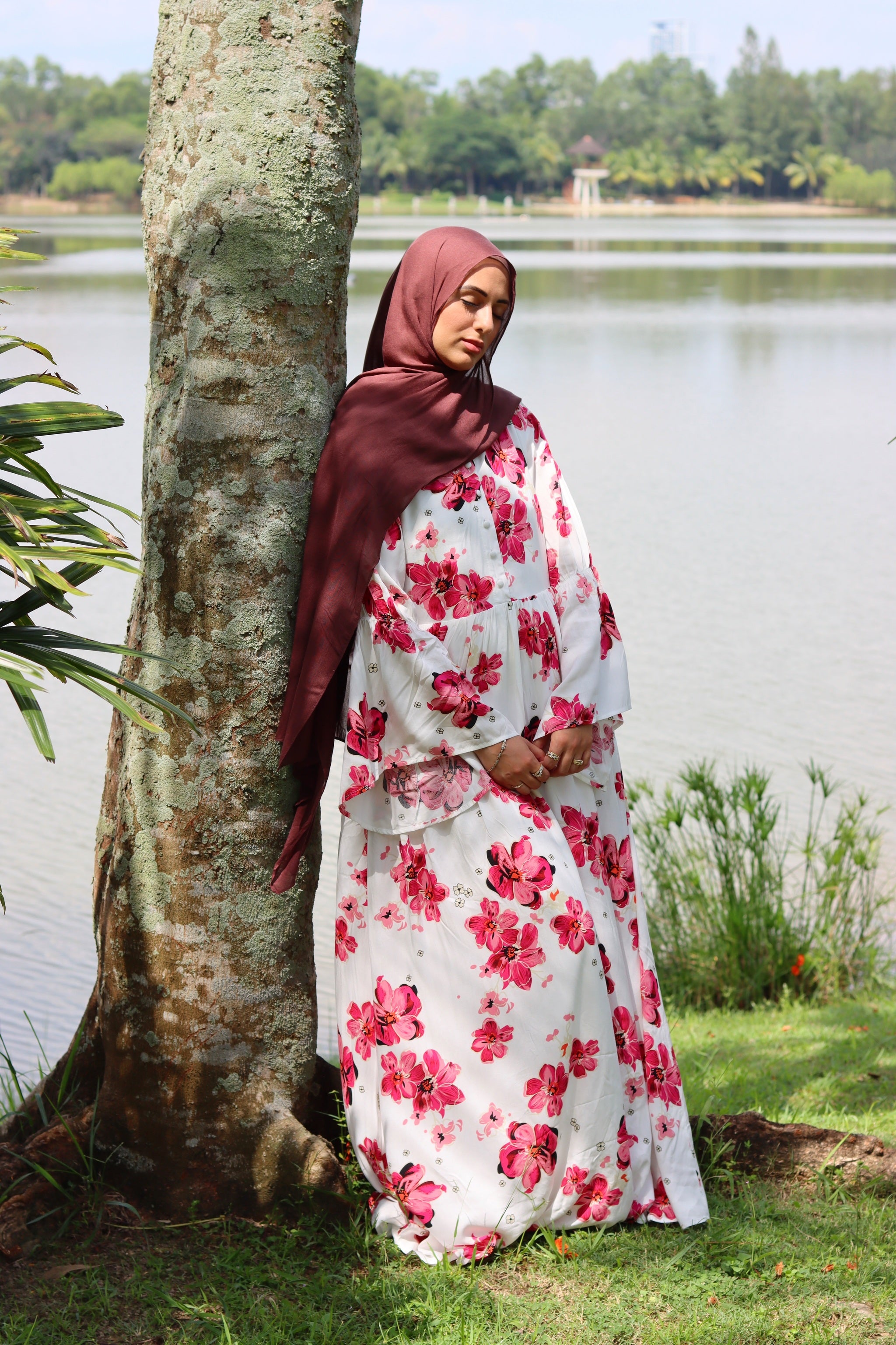 rayon maxi dress