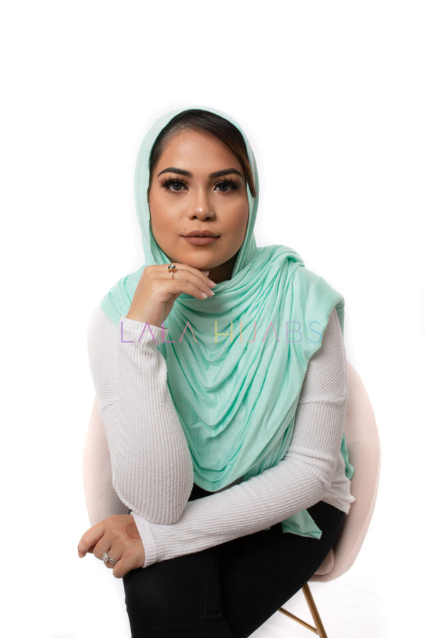 Mint Dream Hijab Jersey Hijabs