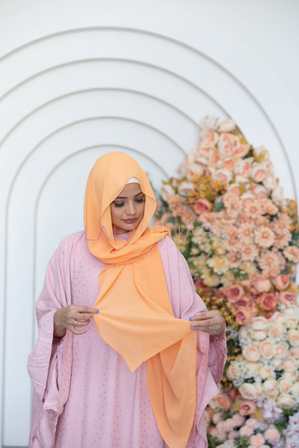 Peach Perfect Chiffon Hijab