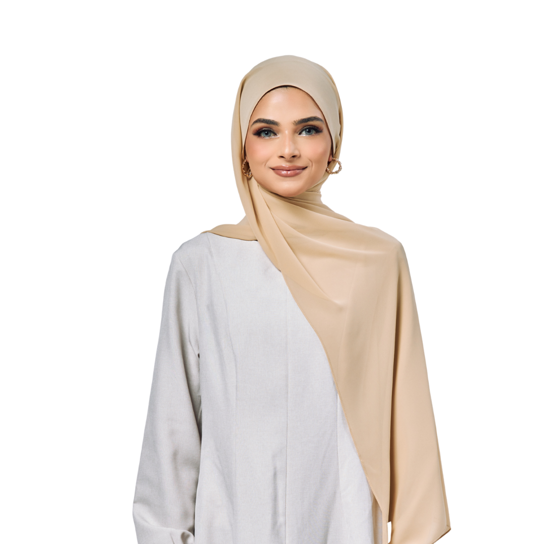 Macadamia Chiffon Hijab