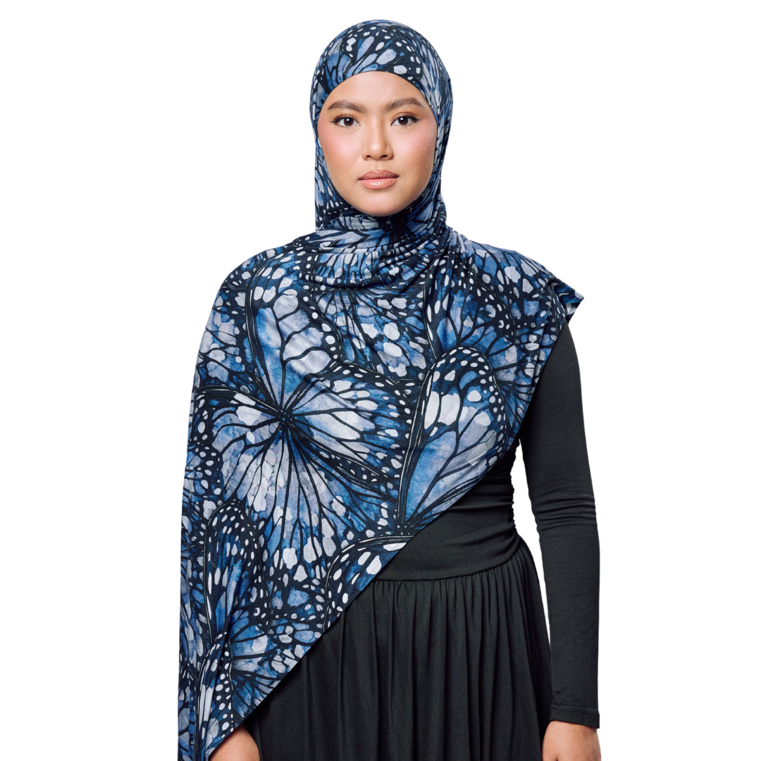 Morpho Jersey Hijab