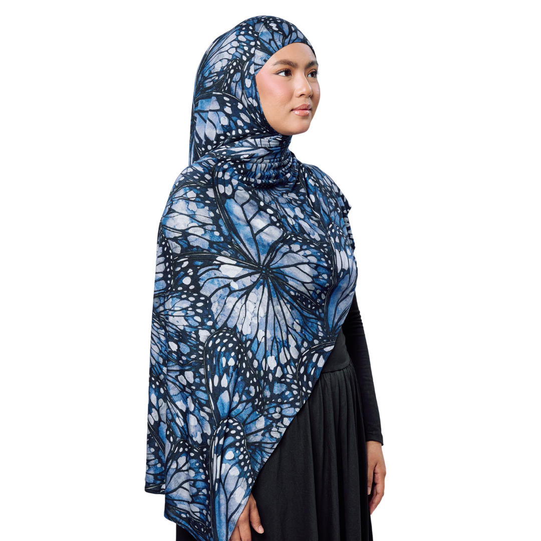 Morpho Jersey Hijab