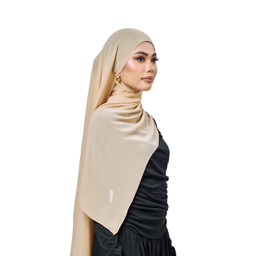 Macadamia Chiffon Hijab
