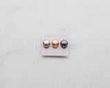 3 Pack Matte Rose Gold Silver And Black Chrome Magnets