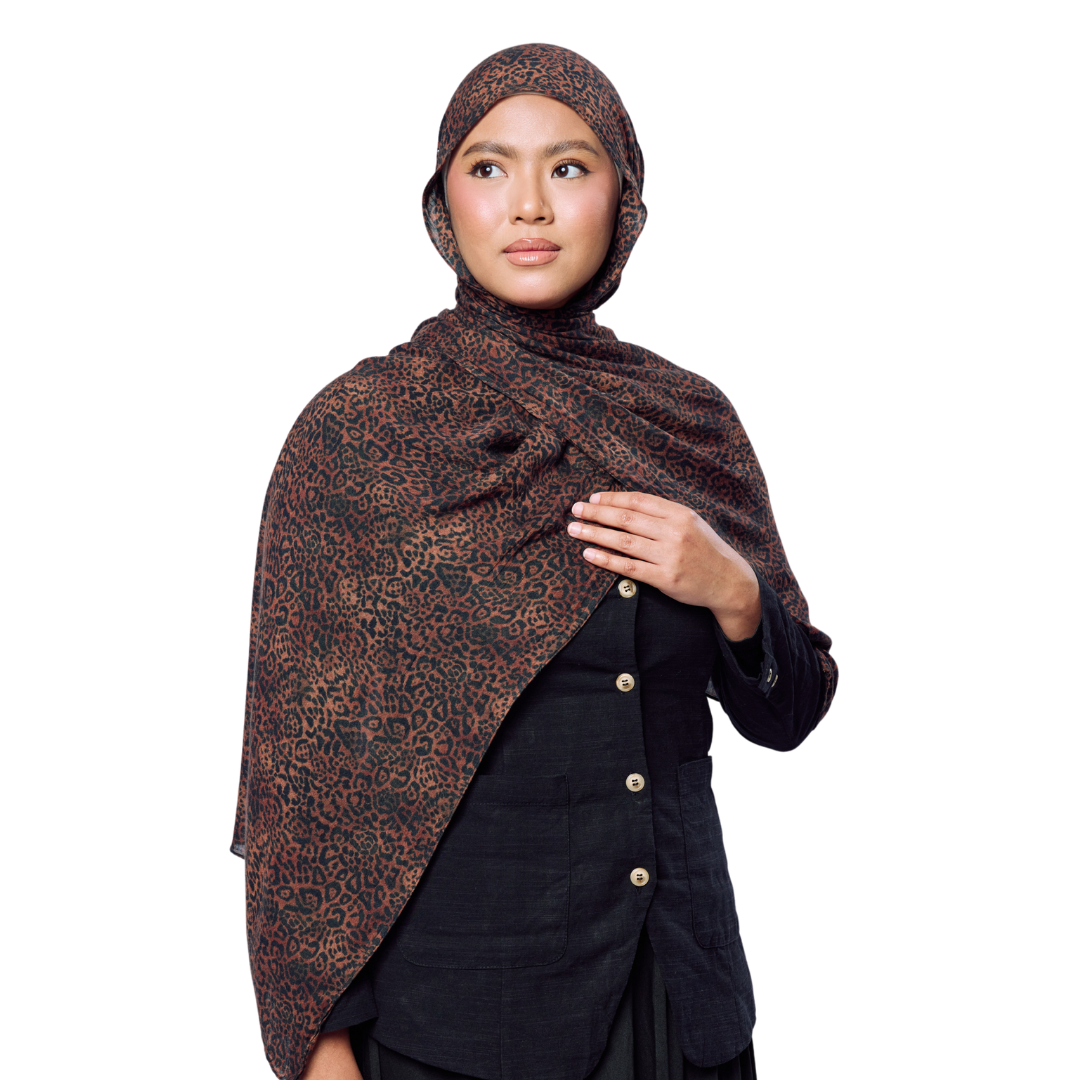 Leopard Modal Hijab