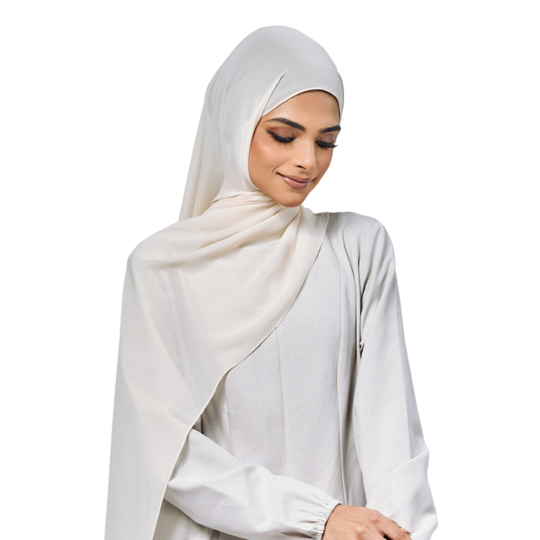 Milk Chiffon Hijab