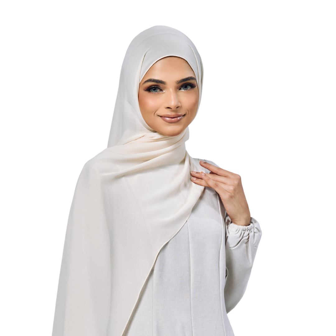 Milk Chiffon Hijab