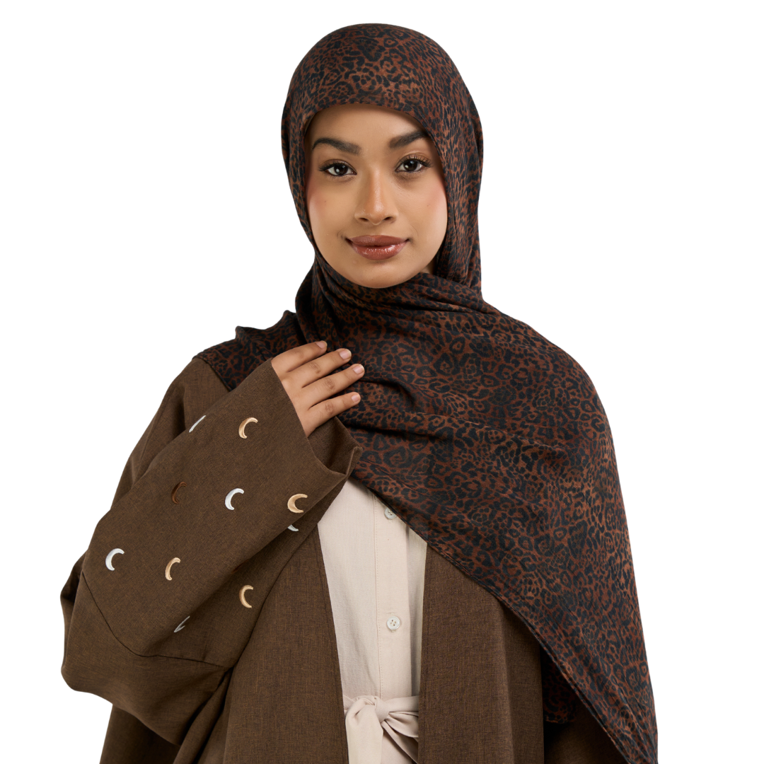 Leopard Modal Hijab