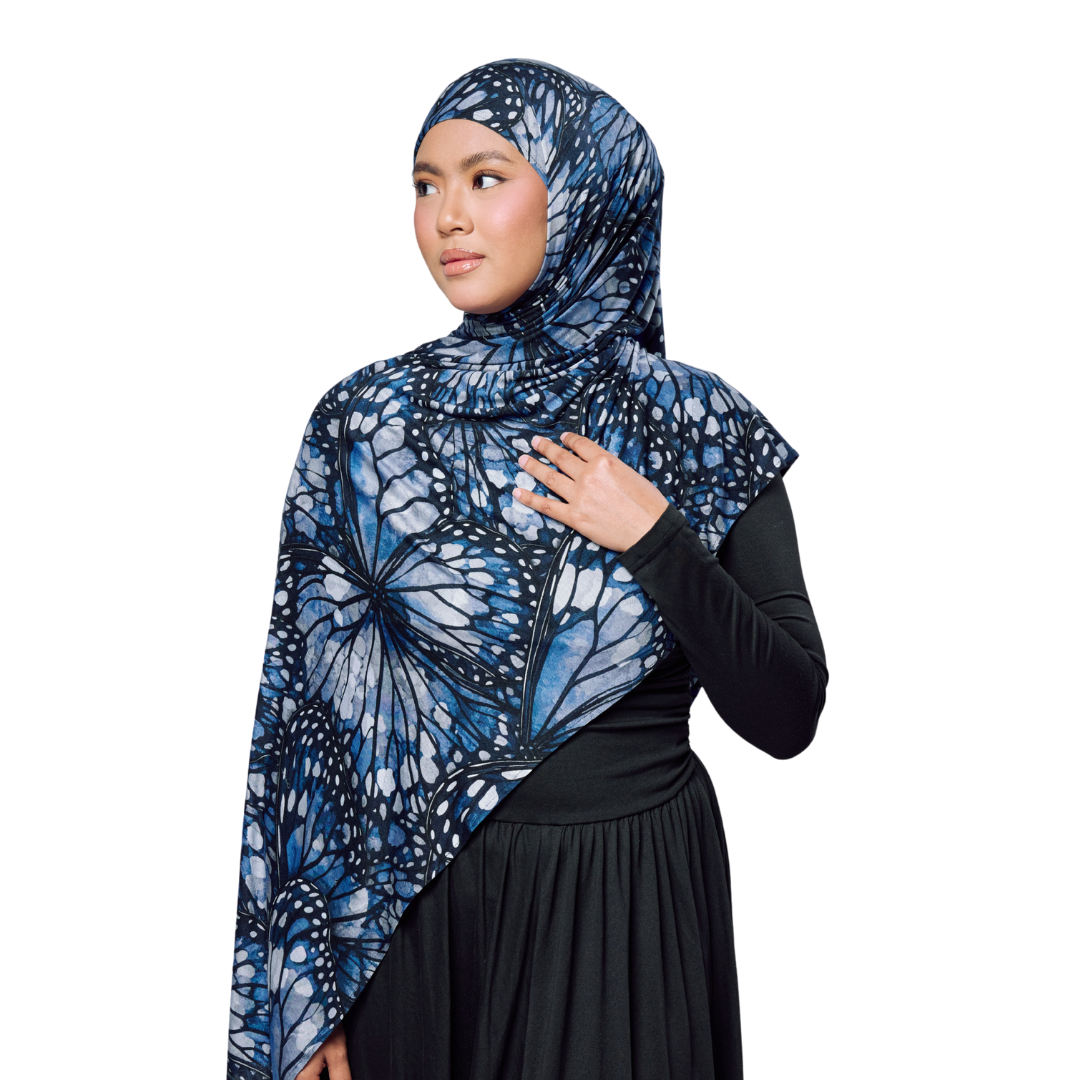 Morpho Jersey Hijab