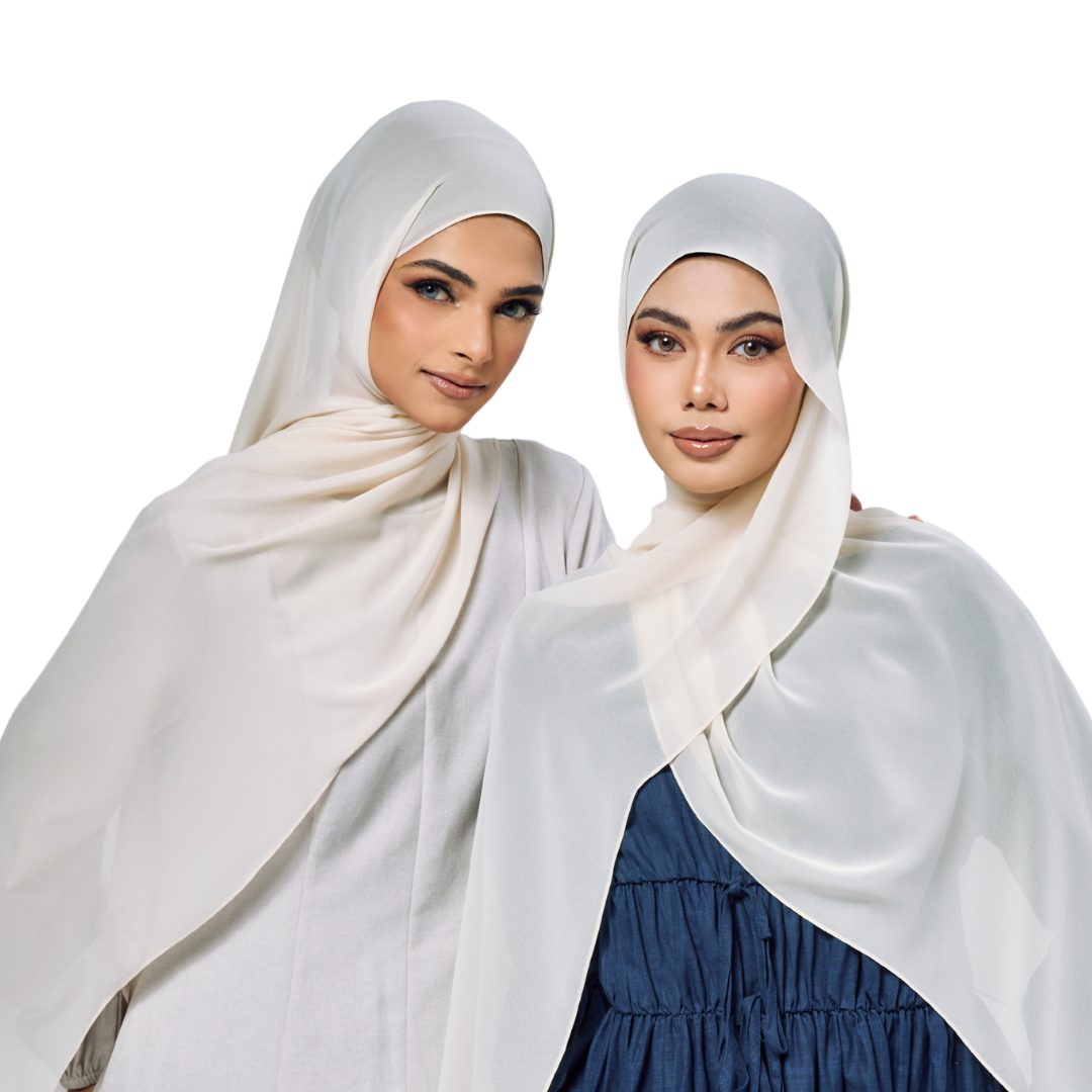 Milk Chiffon Hijab