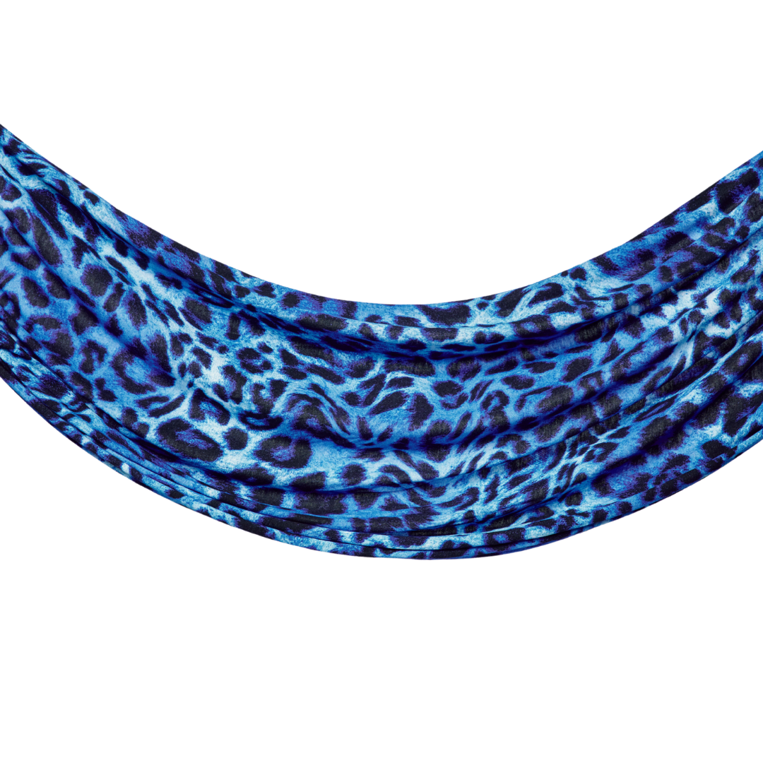 Blue Leopard Jersey Hijab