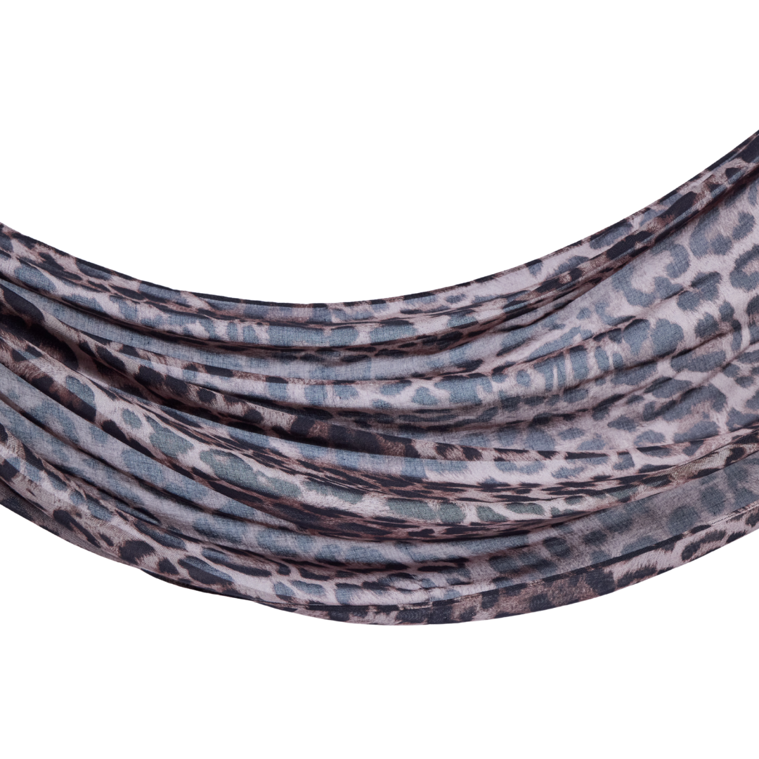 Noir Leopard Modal Hijab