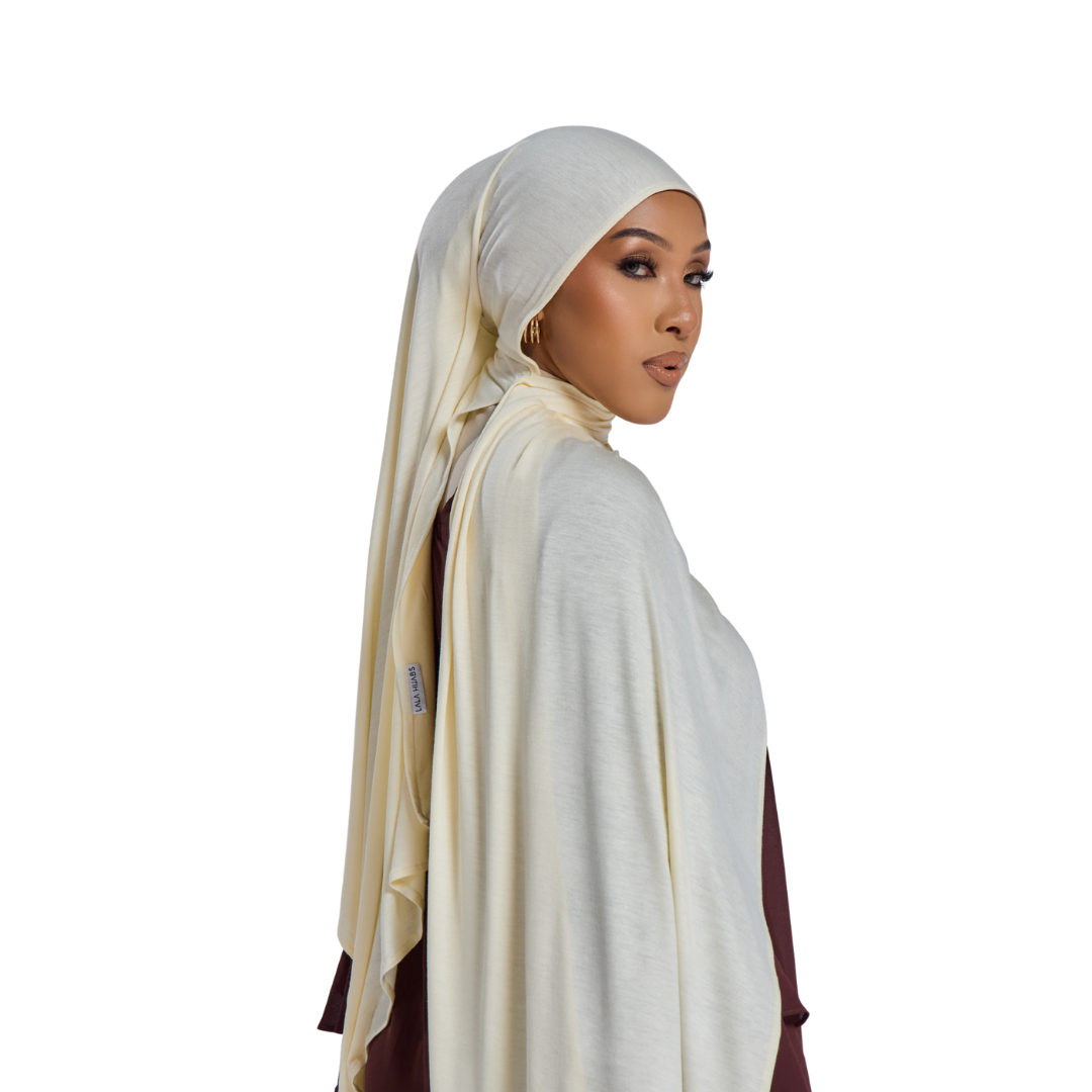 Ivory Jersey Hijab
