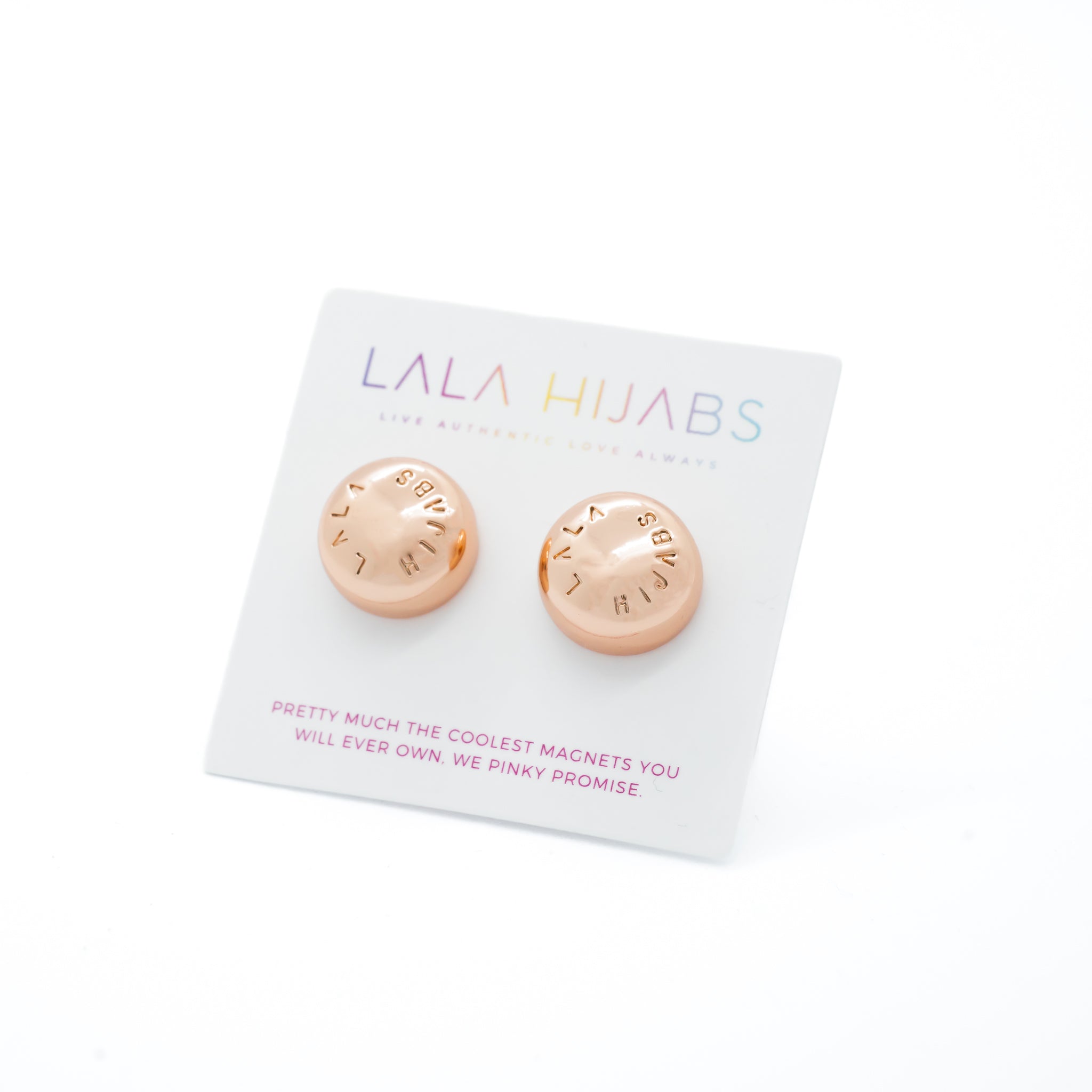 2 Pack Rose Gold Magnets