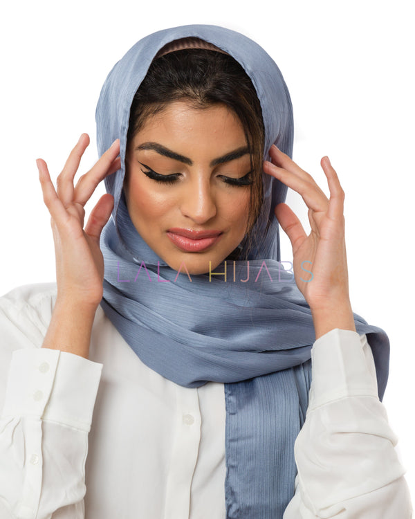 Enchanted Satin Cove Hijab Crinkle Hijabs