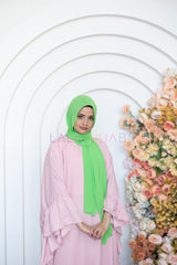 Lime Twist Chiffon Hijab