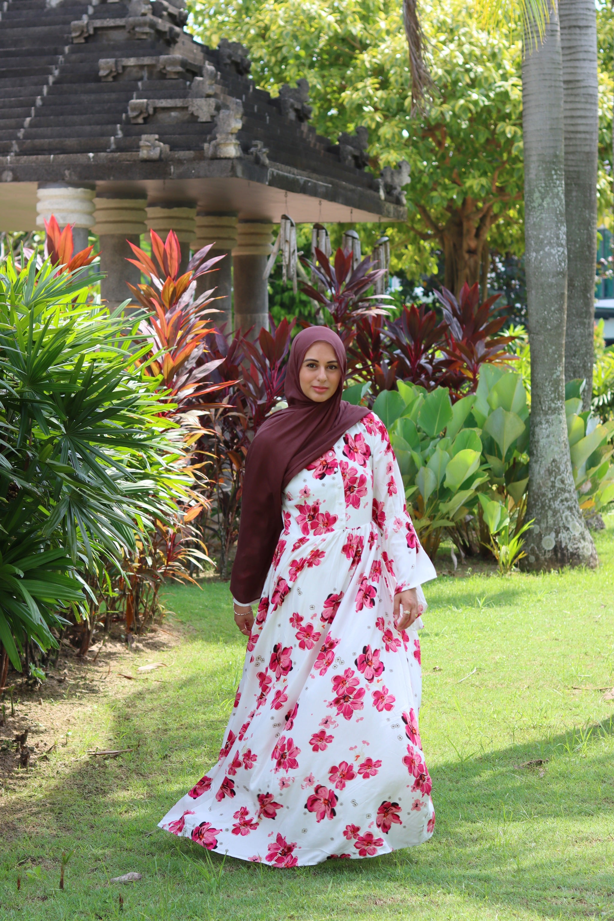 rayon maxi dress